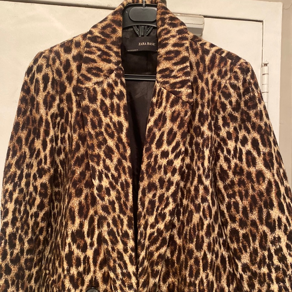 Zara leopard coat/blazer